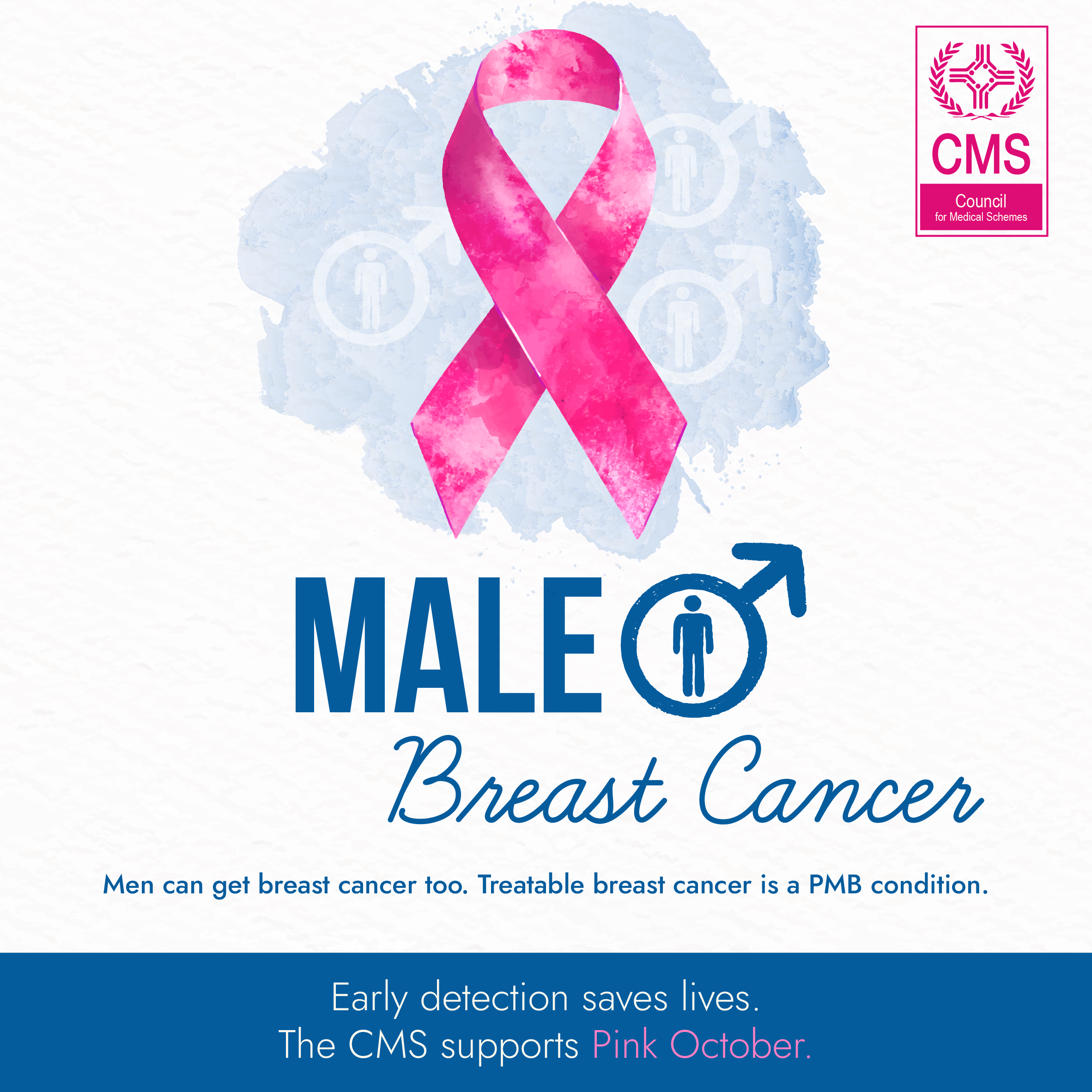 Male breast cancer awareness pink October