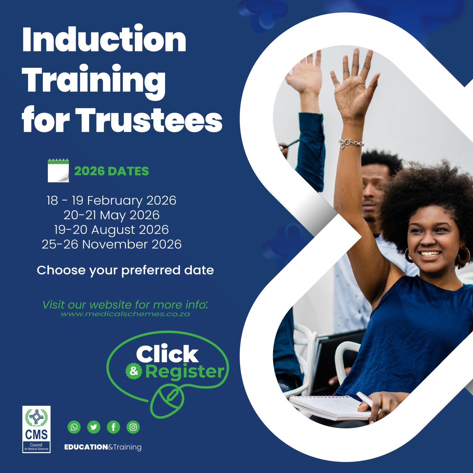 Induction Training for Trustees 2026 | Council for Medical Schemes